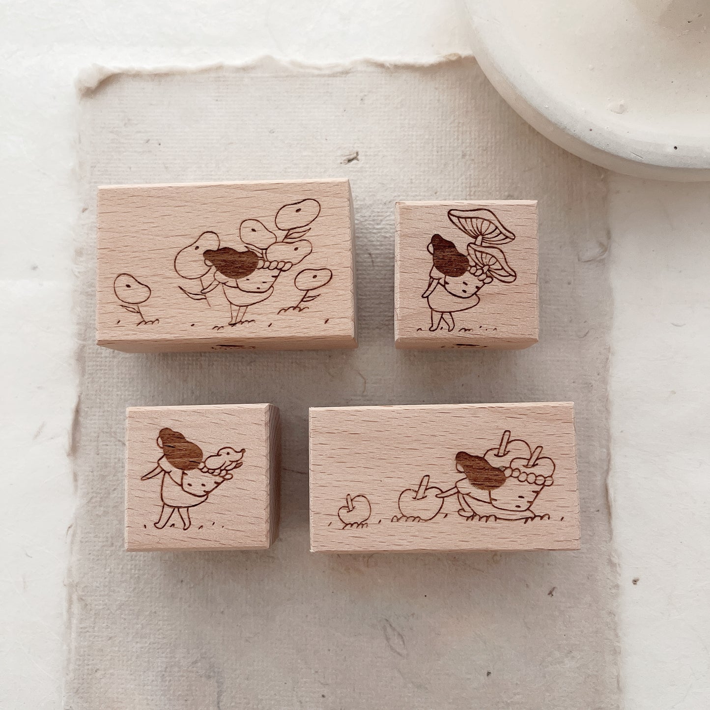 Bighands 2022 August Rubber Stamp | Take a Walk with Dog