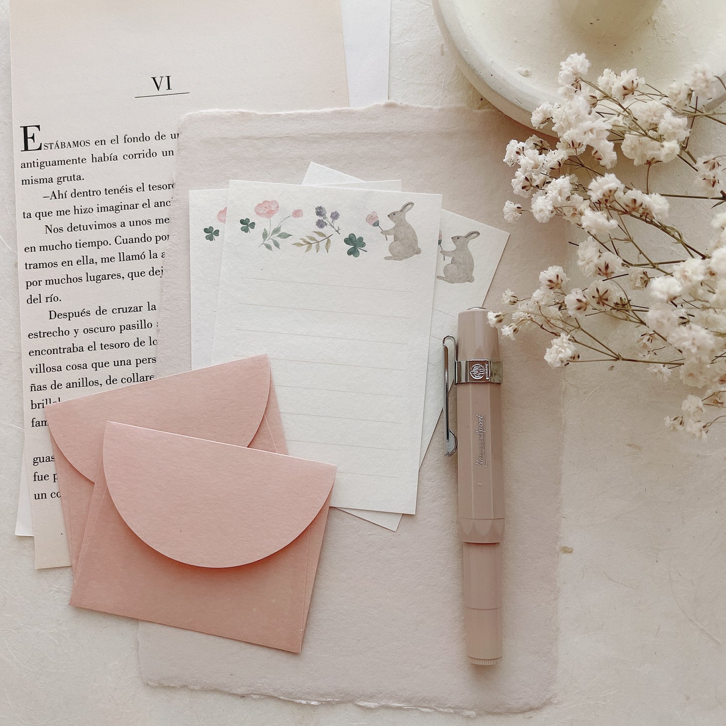 Michikusa Washi Letter Set | Petale