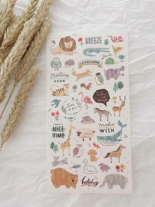 Mind Wave Drawing Stickers | Animal