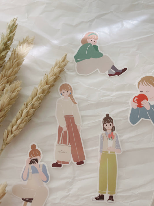 Mind Wave ami Stickers | Casual Girl