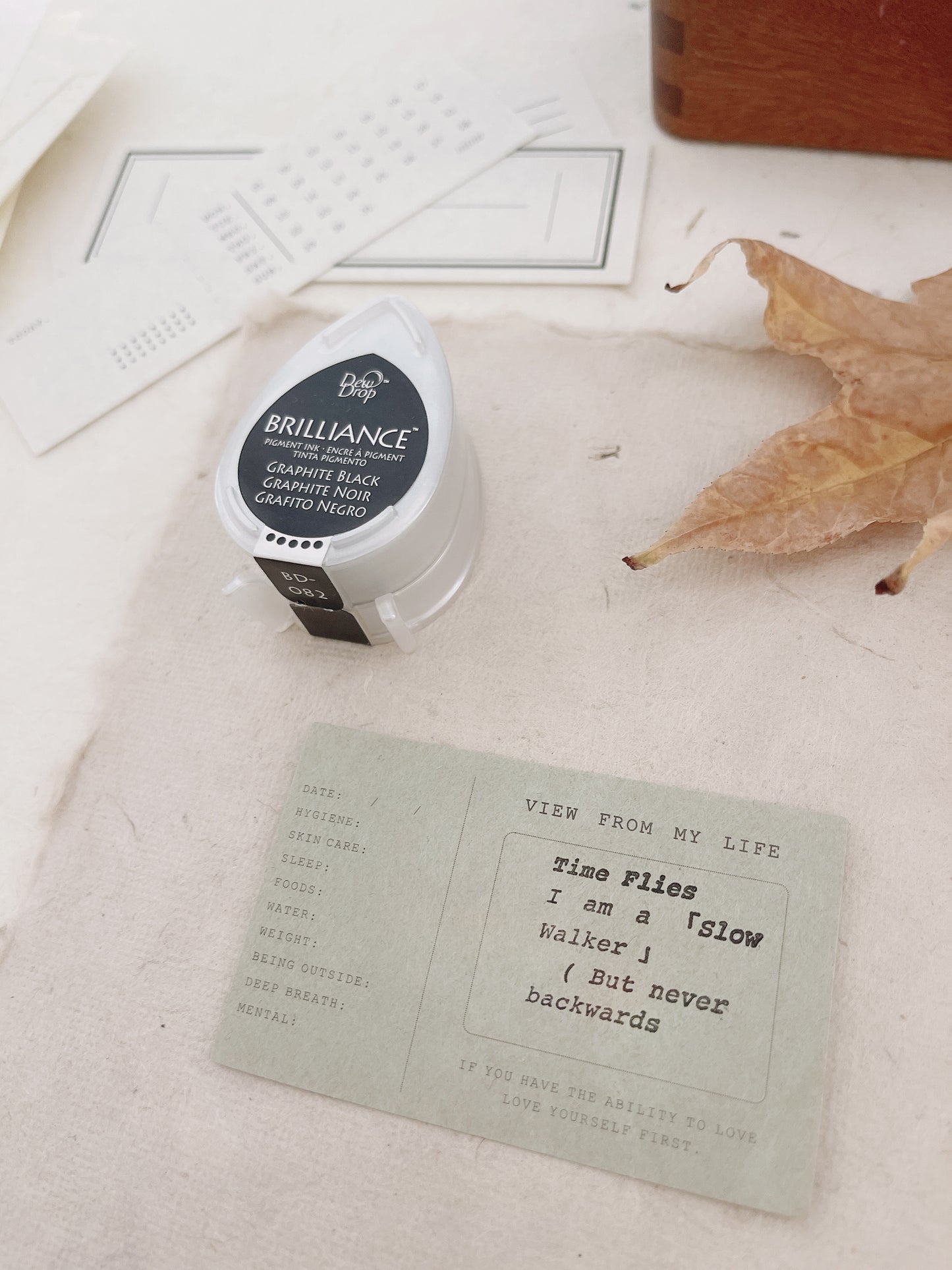 Brilliance Dewdrop Stamp Pad | Graphite Black