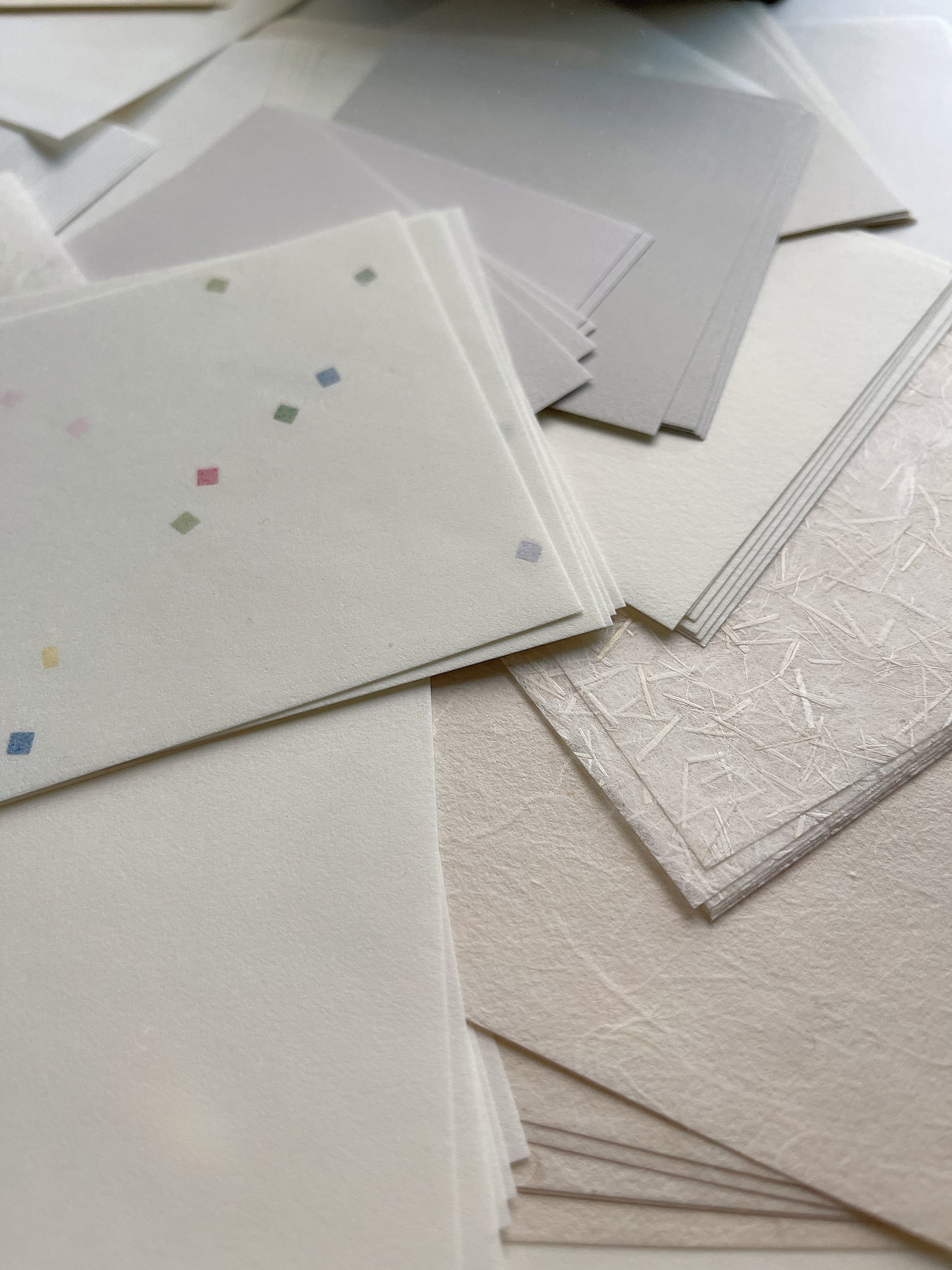 Awagami Factory Assorted Washi Paper Block | White