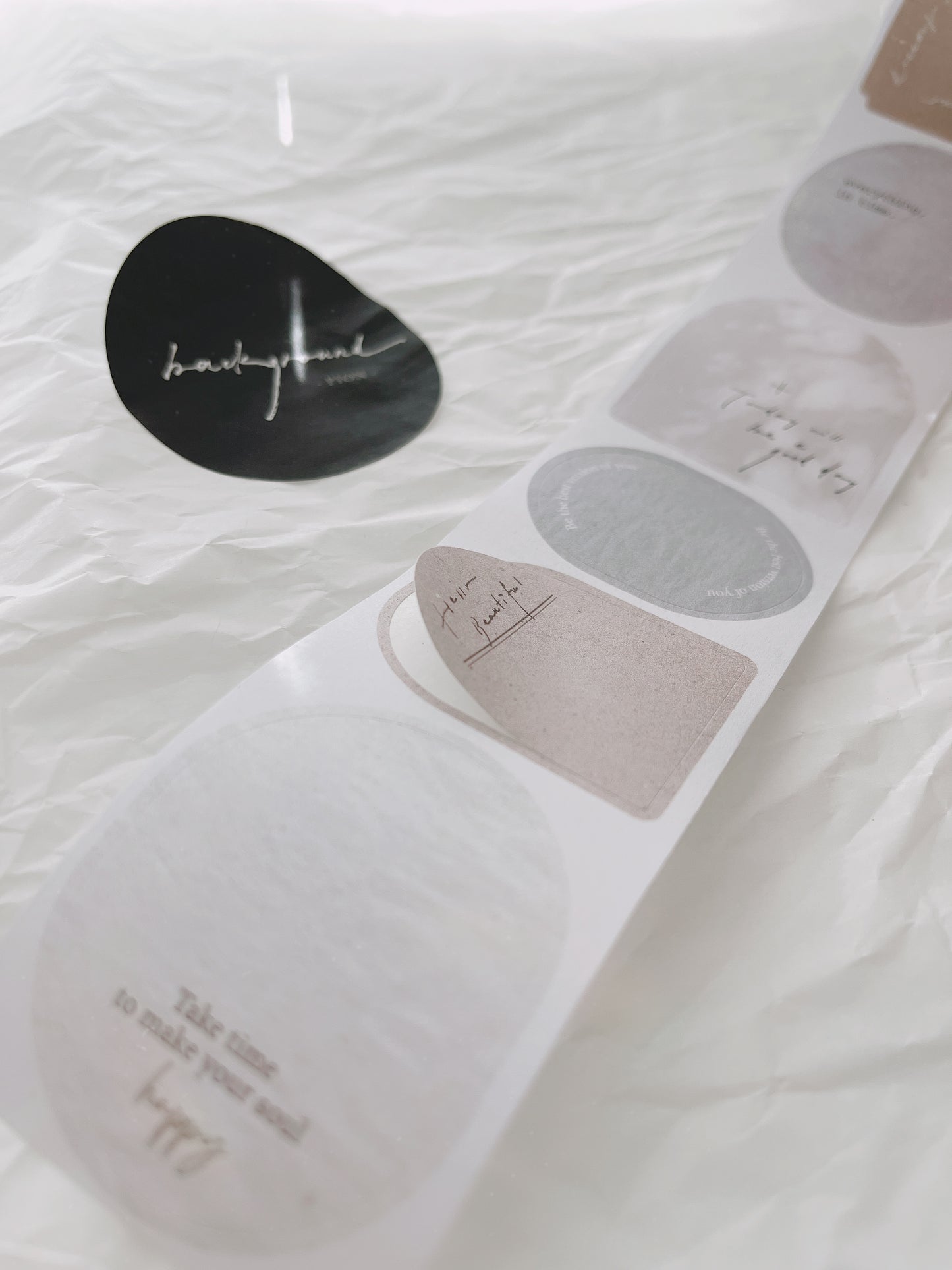 Pion Background Die-cut Paper Tape