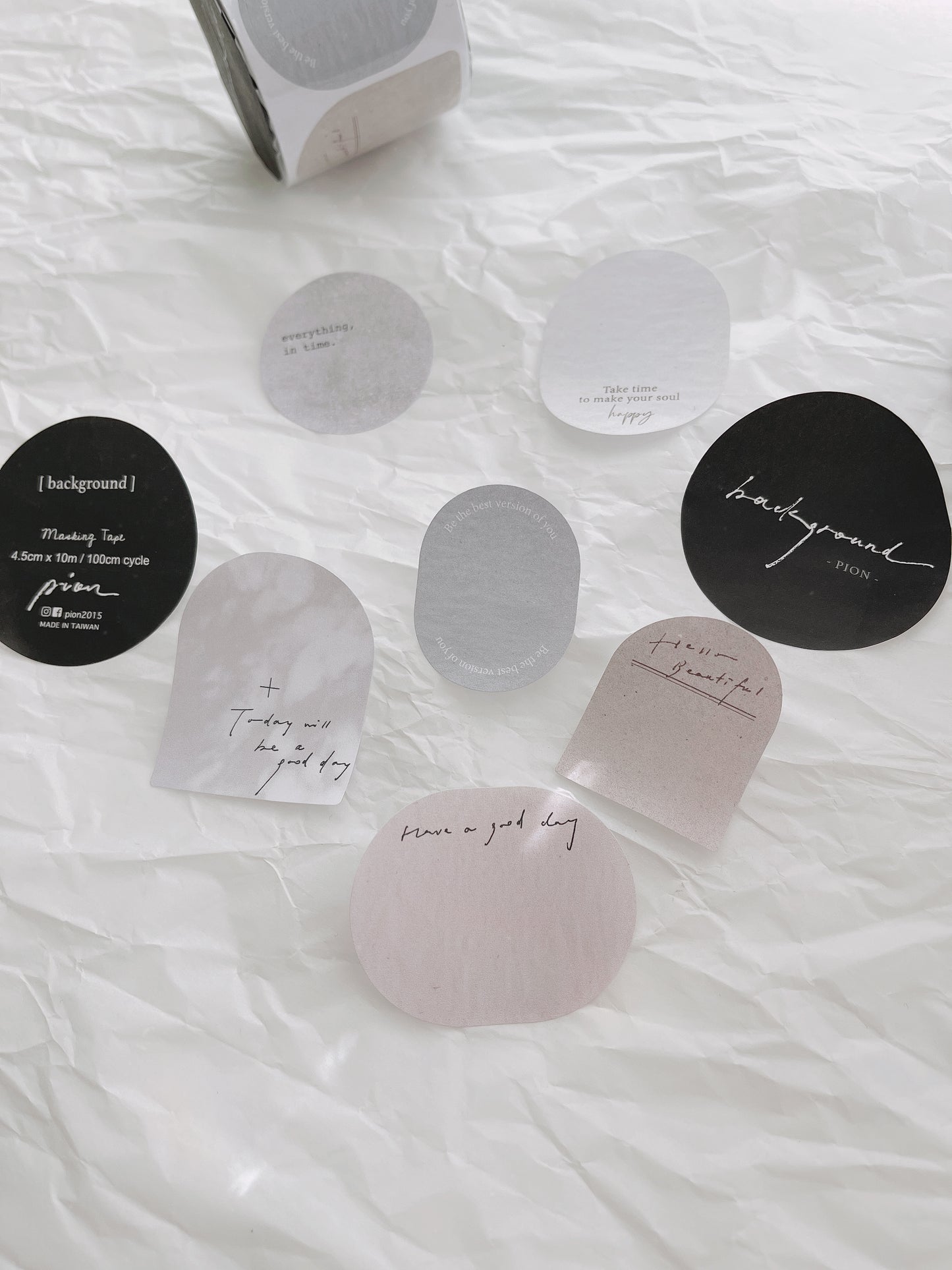 Pion Background Die-cut Paper Tape