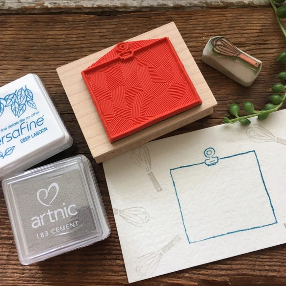 Hankodori Memo (Medium) Rubber Stamp