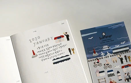 Suatelier Ocean Village Sticker // no. 1100
