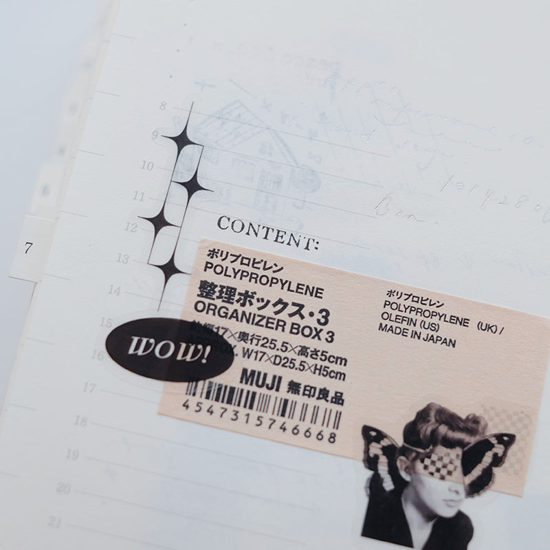 Pooi Chin 9pt Tiny Text Rubber Stamps