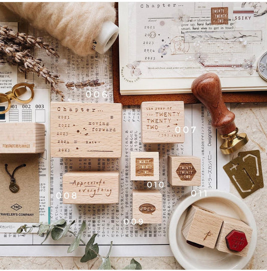 Penspapersplanner Speech Bubble 2022 Rubber Stamp