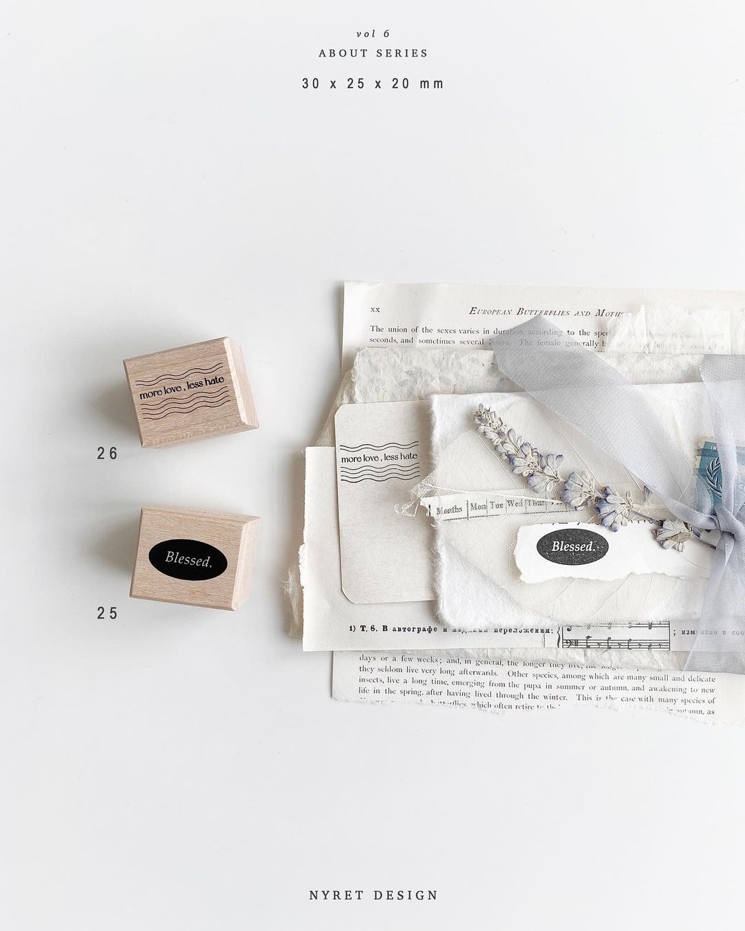 Nyret Vol. 6 About Series Rubber Stamps