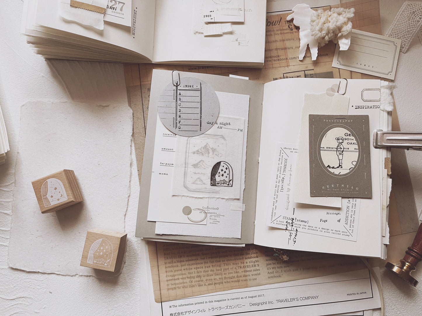 Penny Fei Day & Night Windows Rubber Stamp