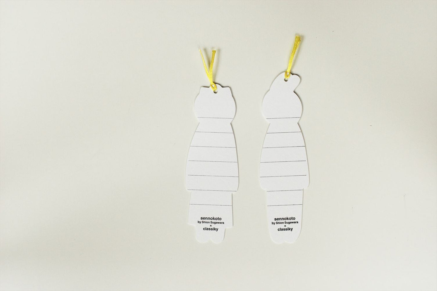 Classiky Sennokoto Bookmark Set | Polka Dot Squirrel and Rabbit