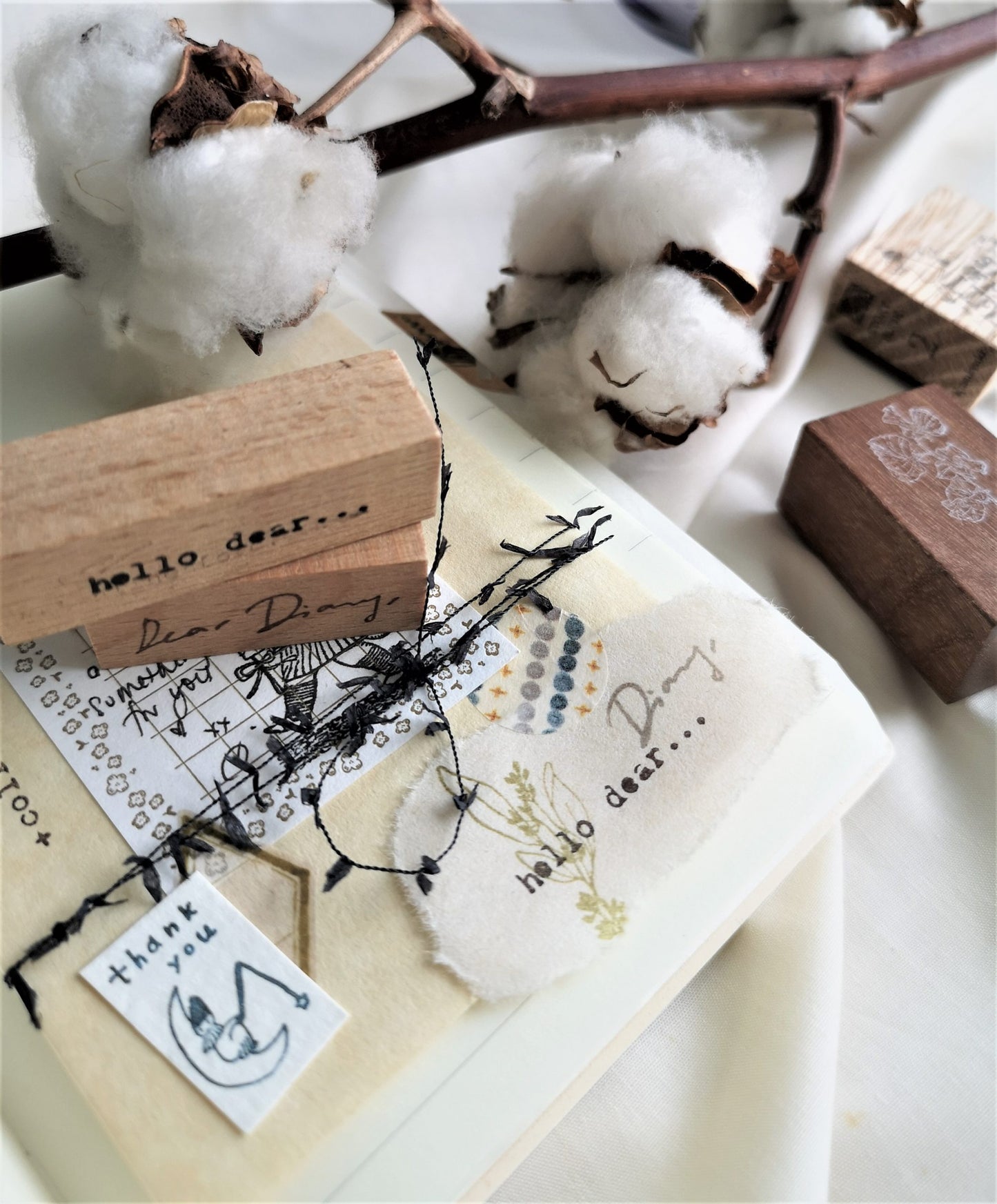 Eileentai.85 Typewriter Phrases Rubber Stamp - Write A Letter