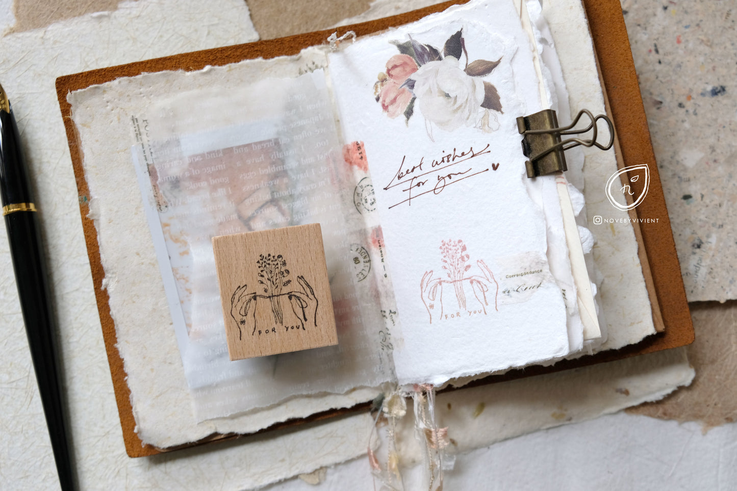 Nove Celeste Series Rubber Stamp // For You