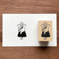 Stamp Marche Girl Stamp / 4 Designs
