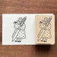 Stamp Marche Girl Stamp / 4 Designs