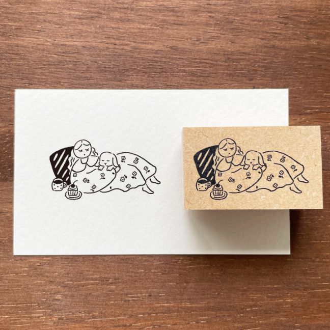 Stamp Marche Girl Stamp / 4 Designs
