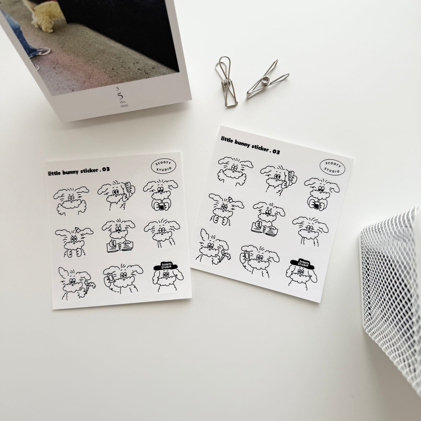Scooty Studio Little Bunny Sticker 03