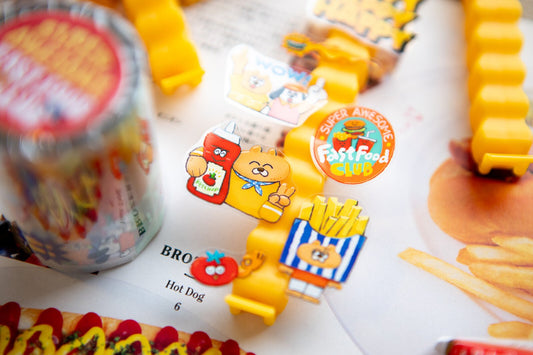 [ PRE-ORDER ] OURS Super Awesome Fast Food Club Sticker Roll
