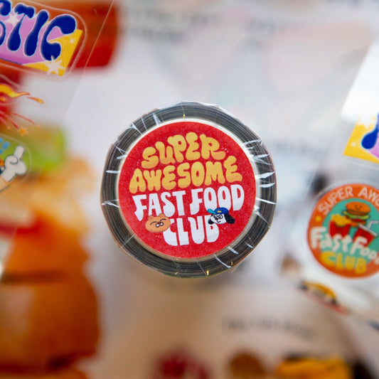 [ PRE-ORDER ] OURS Super Awesome Fast Food Club Sticker Roll