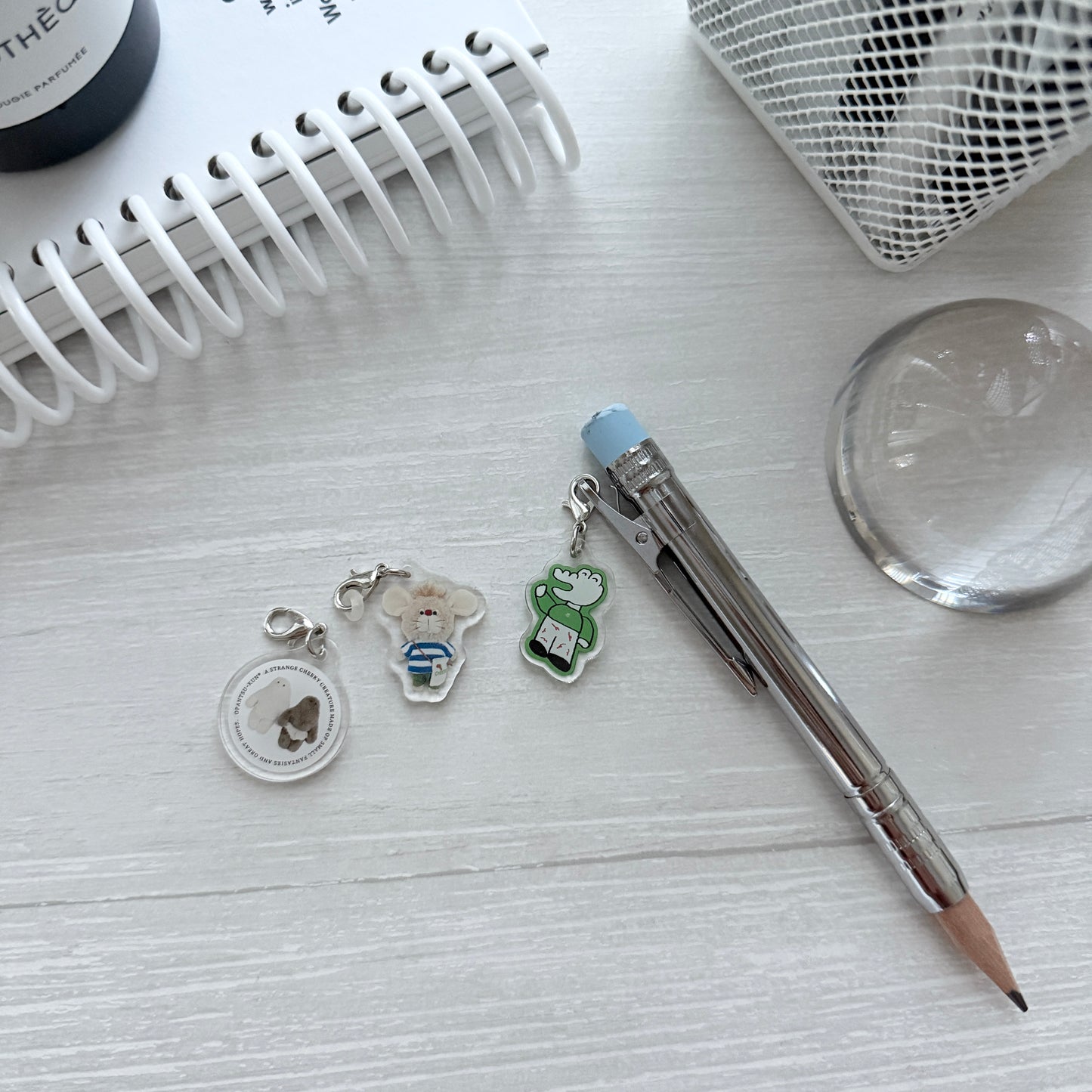 Mini Acrylic Charm / 3 Designs