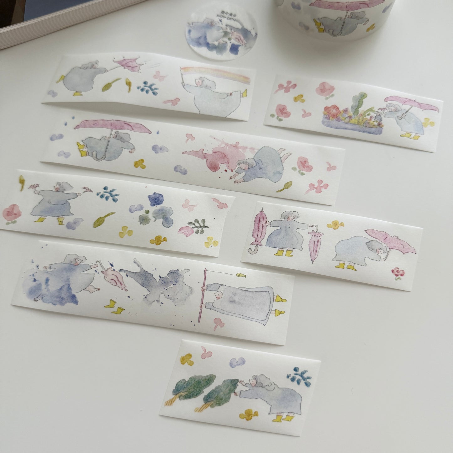 Dodolulu Pitter-patter Tape / Washi or PET