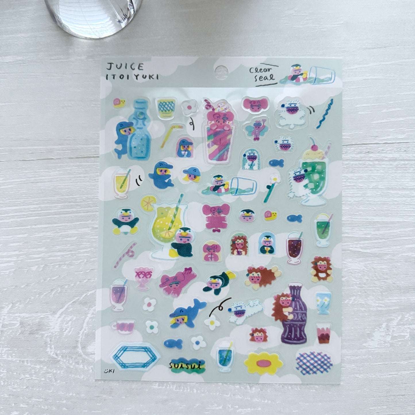Cozyca Itoi Yuki Large Sticker Sheet / 2 Designs
