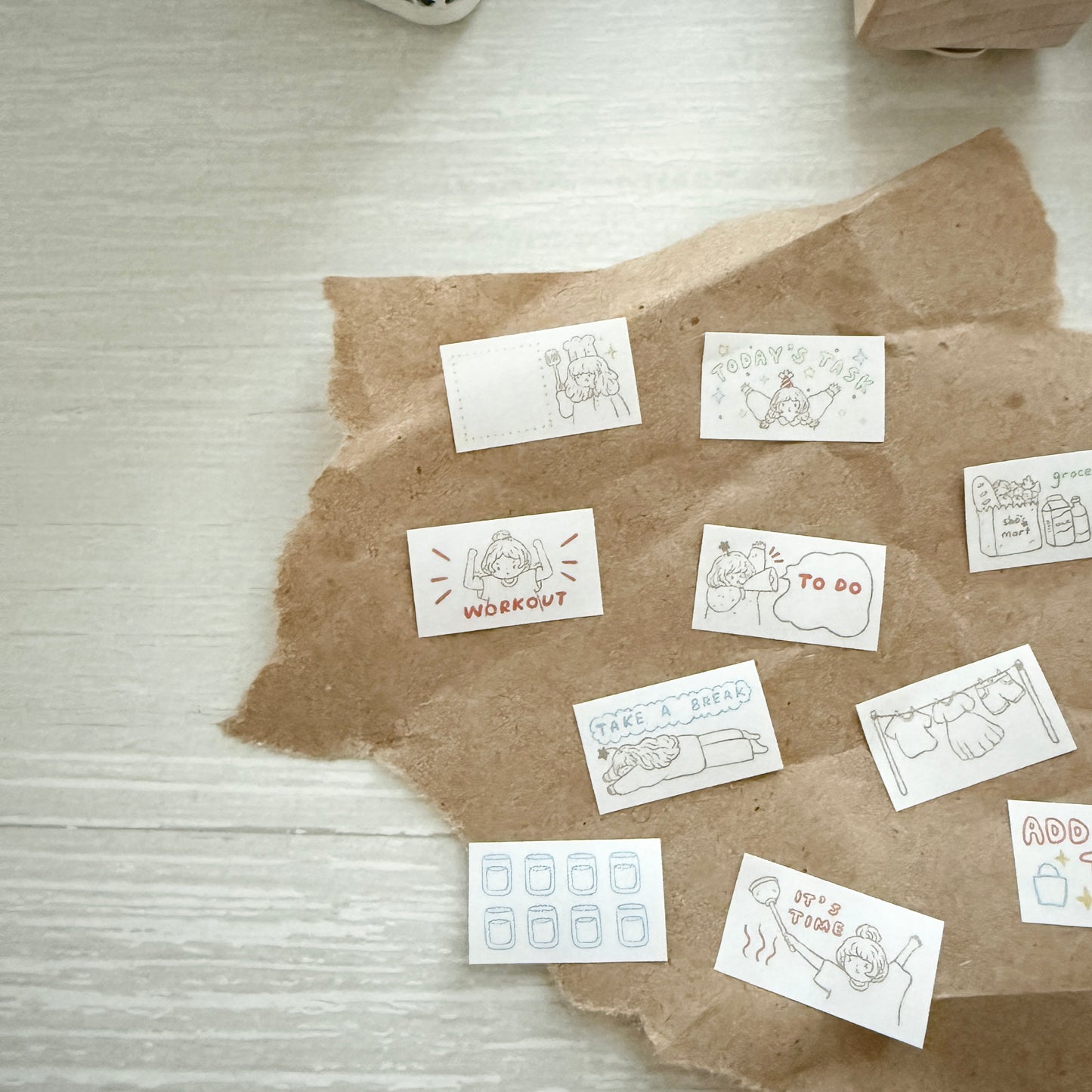 Sho Littlehappiness Daily Life Label Sticker Roll