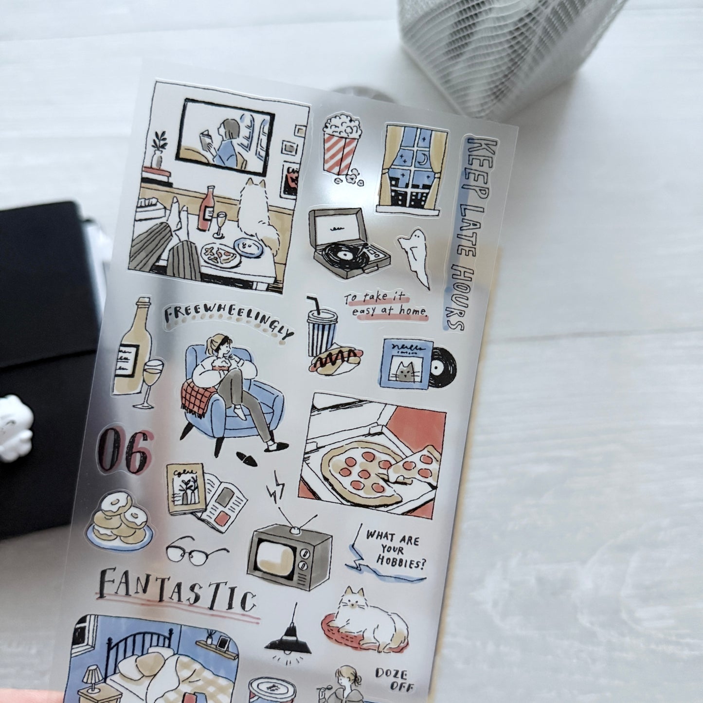 Mind Wave Snap The Day Sticker / Movie Night