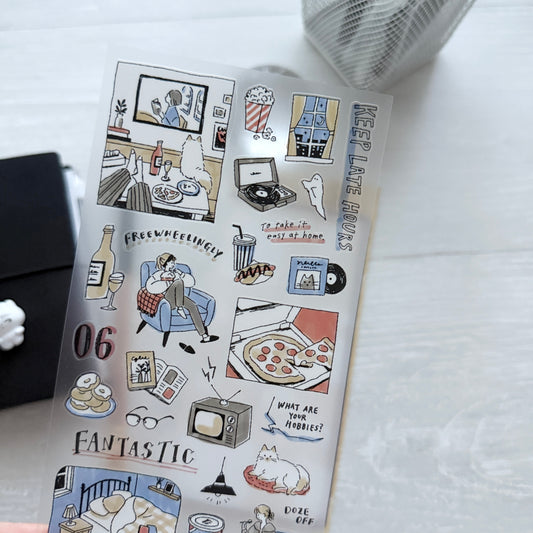 Mind Wave Snap The Day Sticker / Movie Night