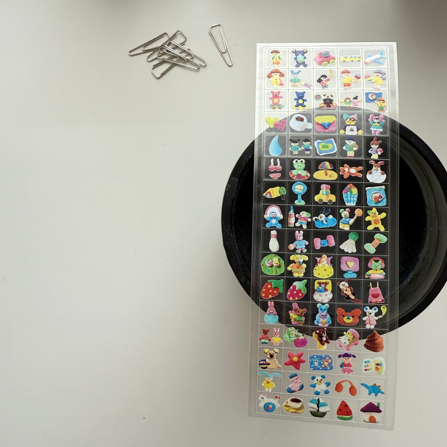 Sosom room Nemonemo Clear PET Sticker Sheet / Jan - May