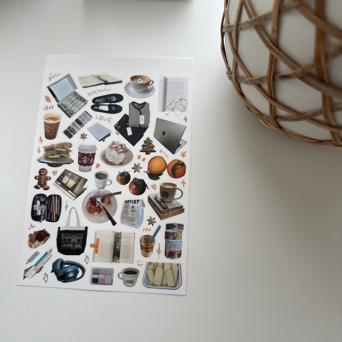 Kmmile Daily Object Sticker (1)