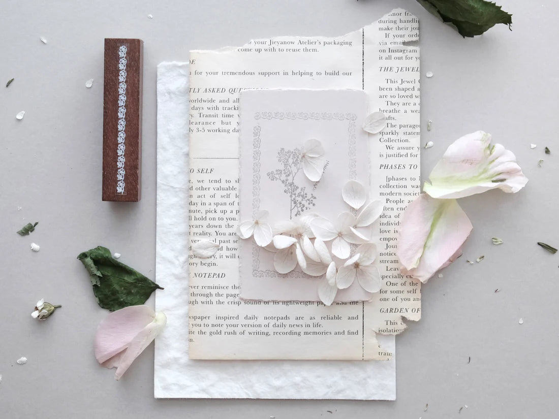 Jieyanow Atelier Blooming Soul Rubber Stamps