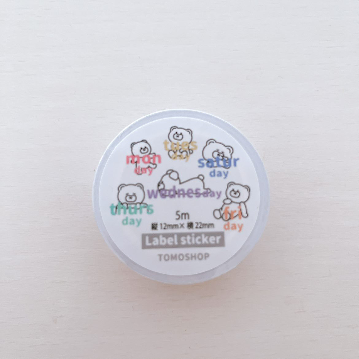 [ PRE-ORDER ONLY ] Tomoshop Label Sticker Roll / 2 Designs