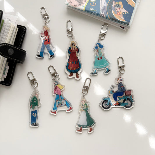 La Dolce Vita Acrylic Journal Charm / 7 Designs