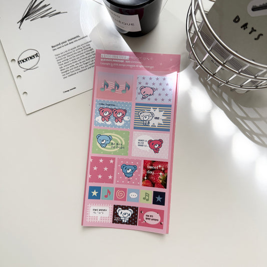 Jeongo Innerside Mr. Bear's This Day & That Day Sticker