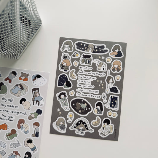 Msbulat 2025 The Other Feels Sticker  / Me, the moon, the stars
