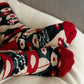 A Kind of Café Women's Joyful Socks / Red