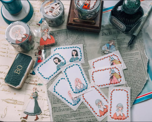 [ PRE-ORDER ] La Dolce Vita Label Sticker Set / Flower