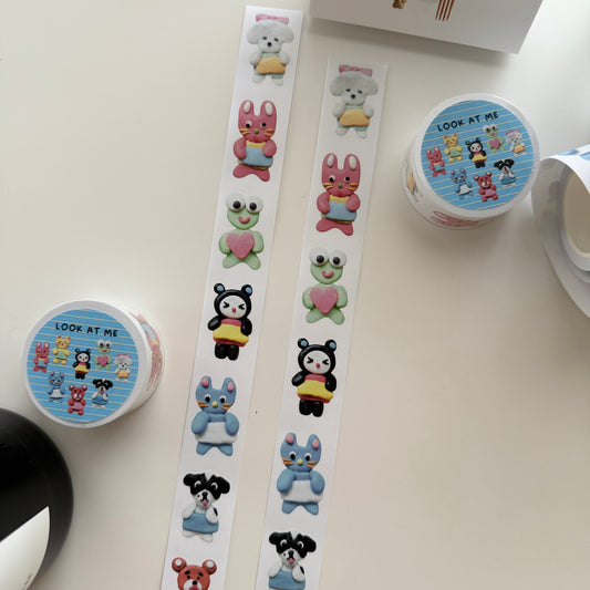 Sosom room Look at Me Kiss-cut Sticker Roll