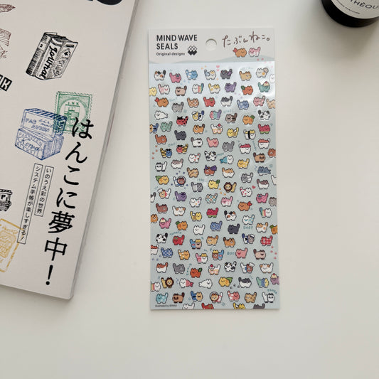 MIND WAVE Seals Sticker Sheet / 3 Designs