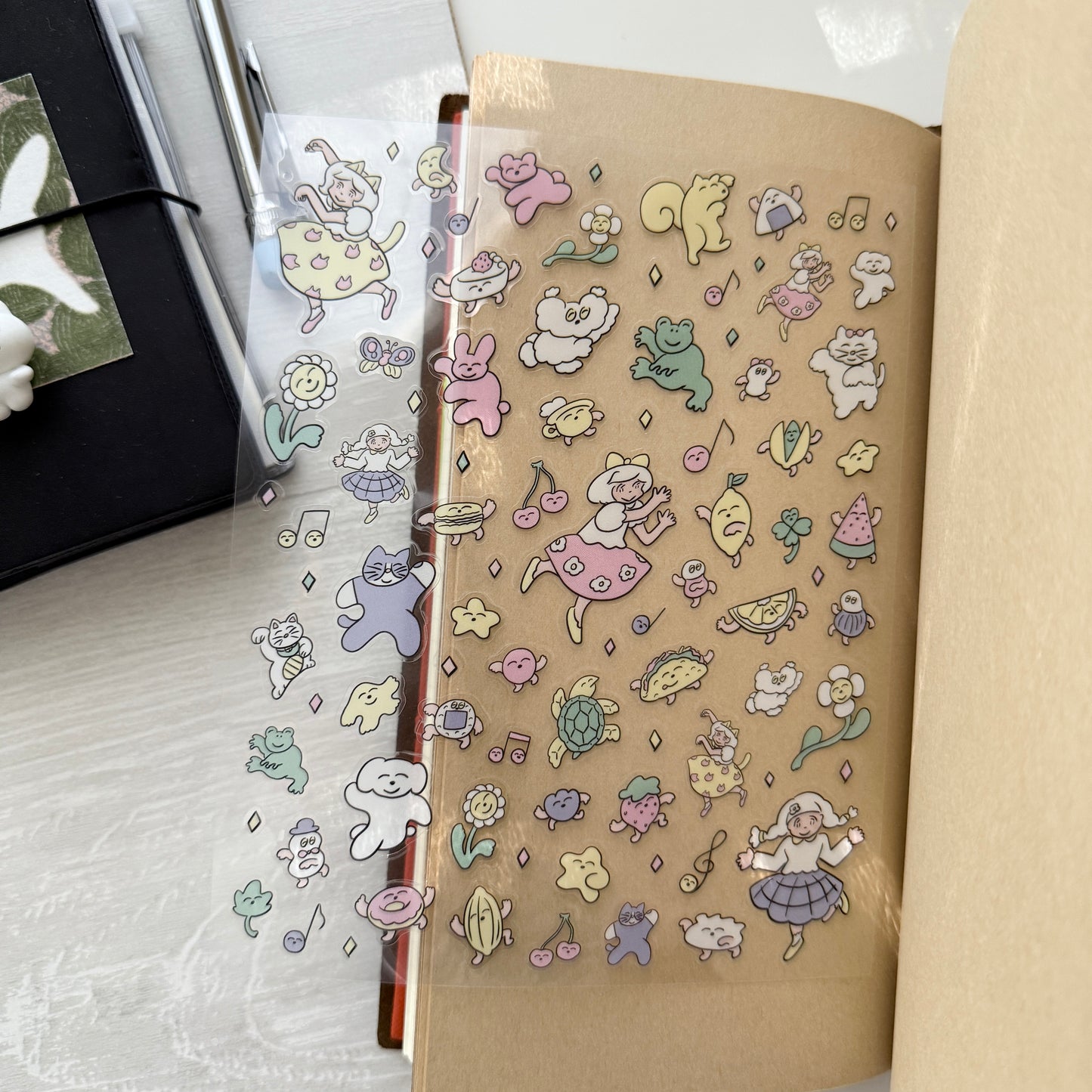 Cozyca Odoru Odoru Minna Kitazawa Heisuke Large Sticker Sheet