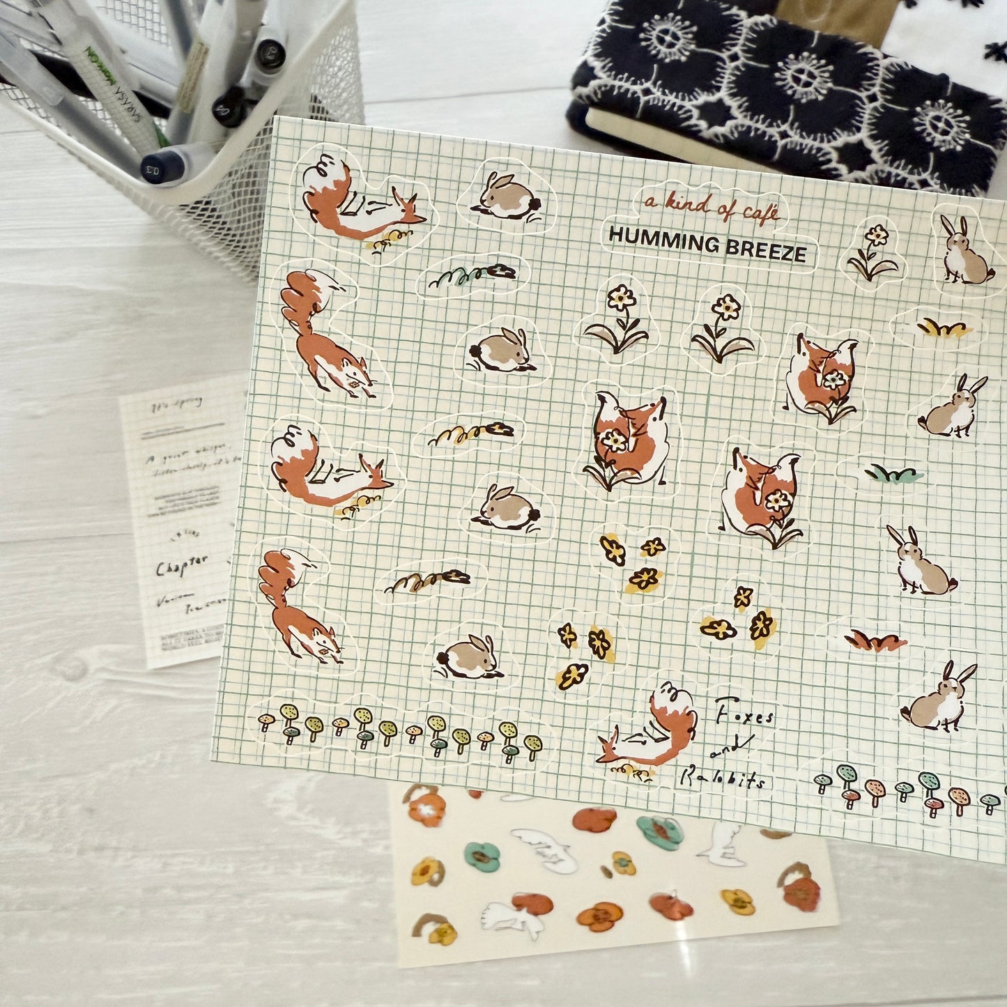 A Kind of Café Illustration Sticker Pack