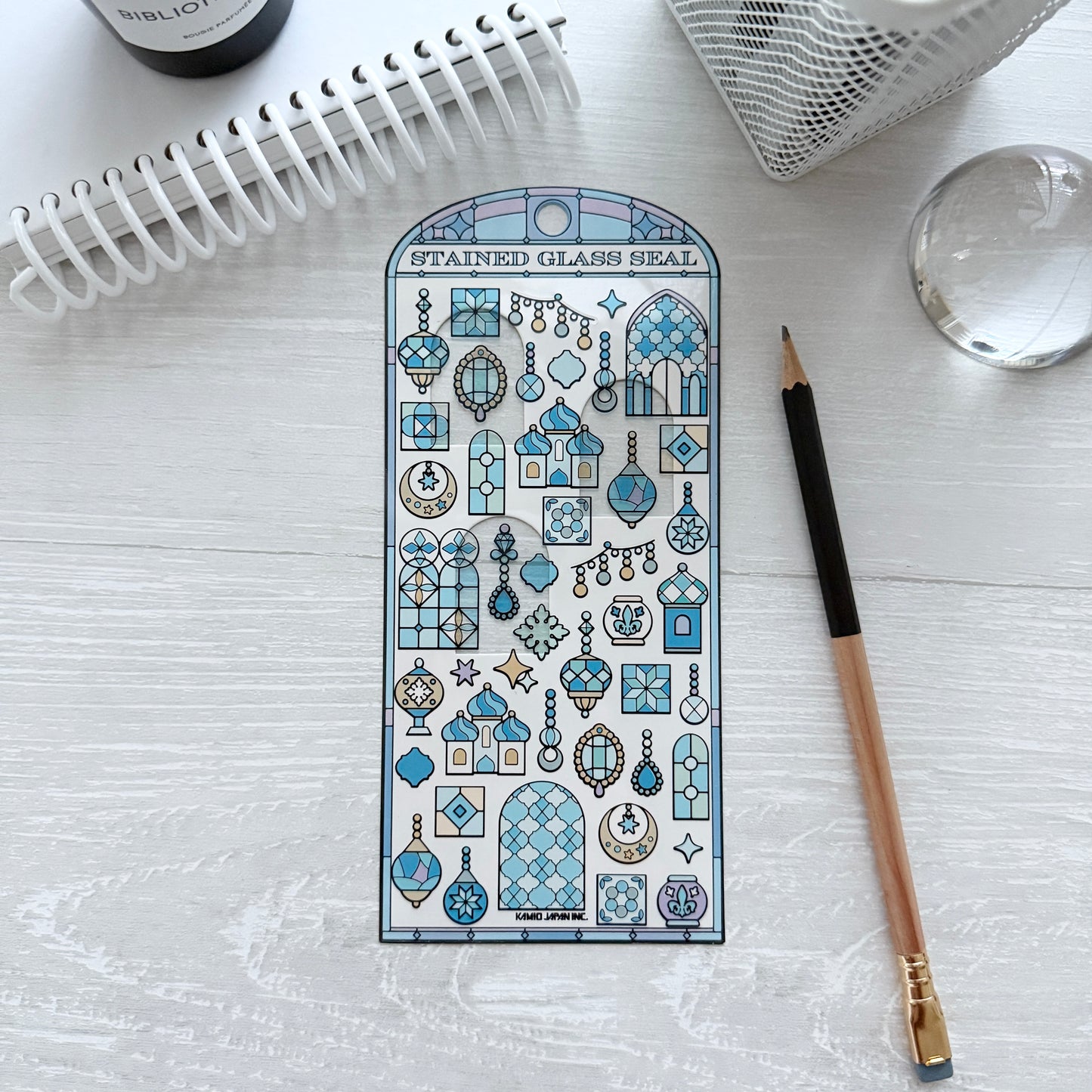 Kamio Japan Stained Glass Sticker / 3 Designs