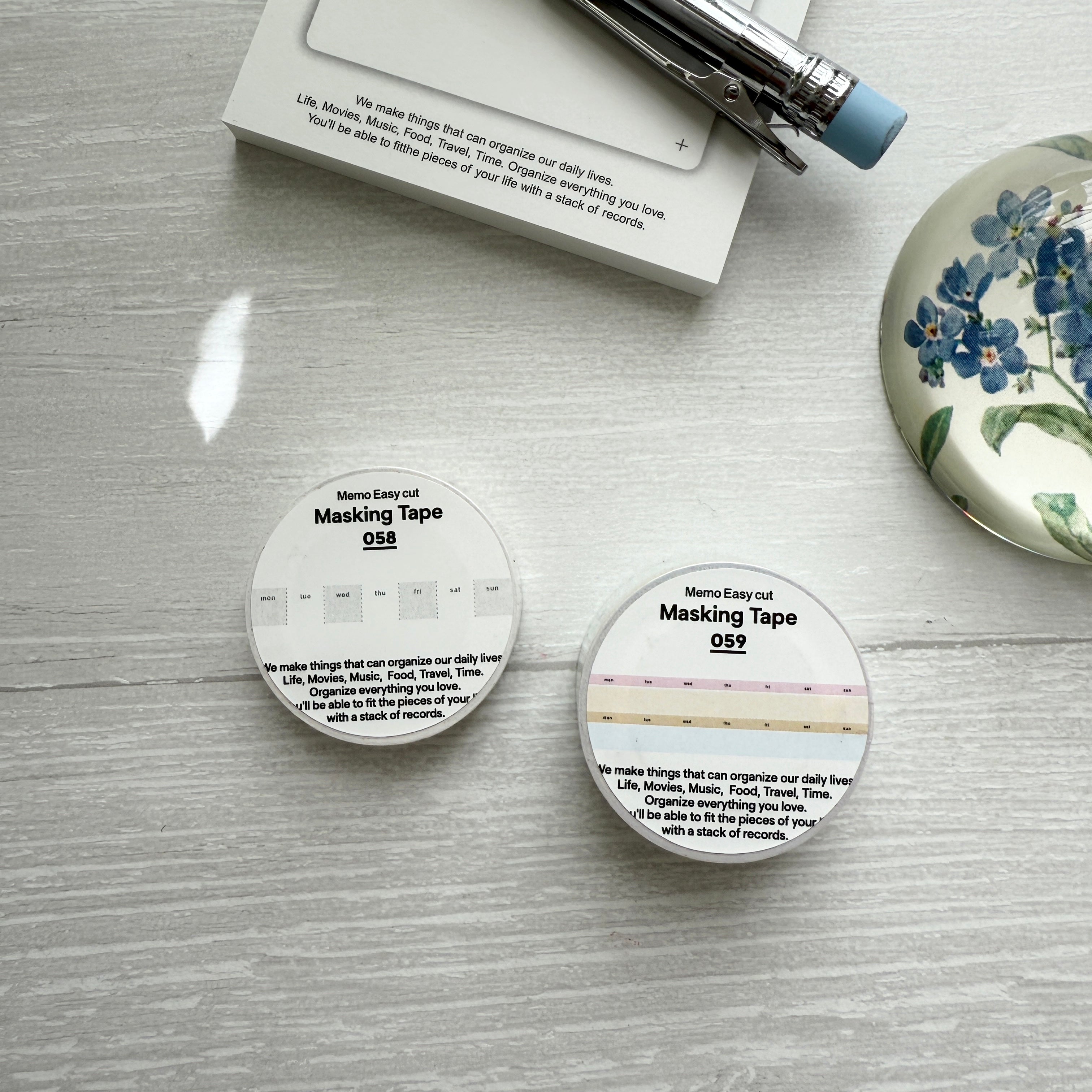 Organize a bit Perforated Sticky Note / 2 Designs – Journal Station