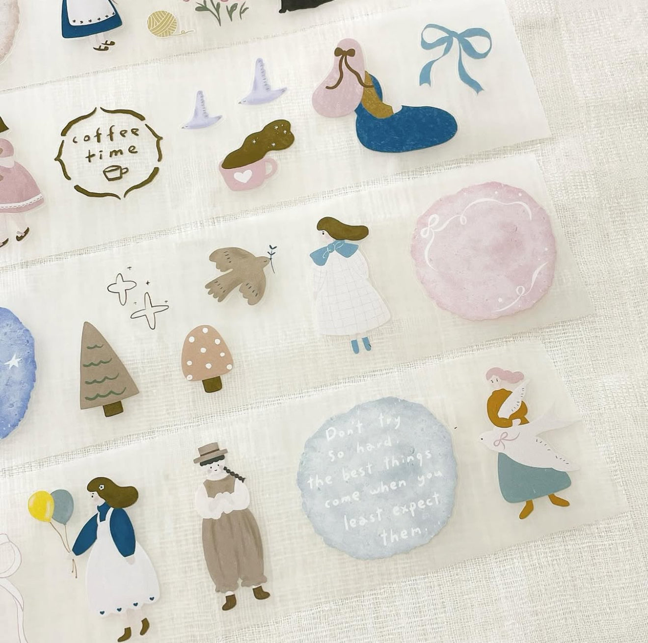 63penhouse x Hairmo Little Romance Die-cut PET Sticker Roll