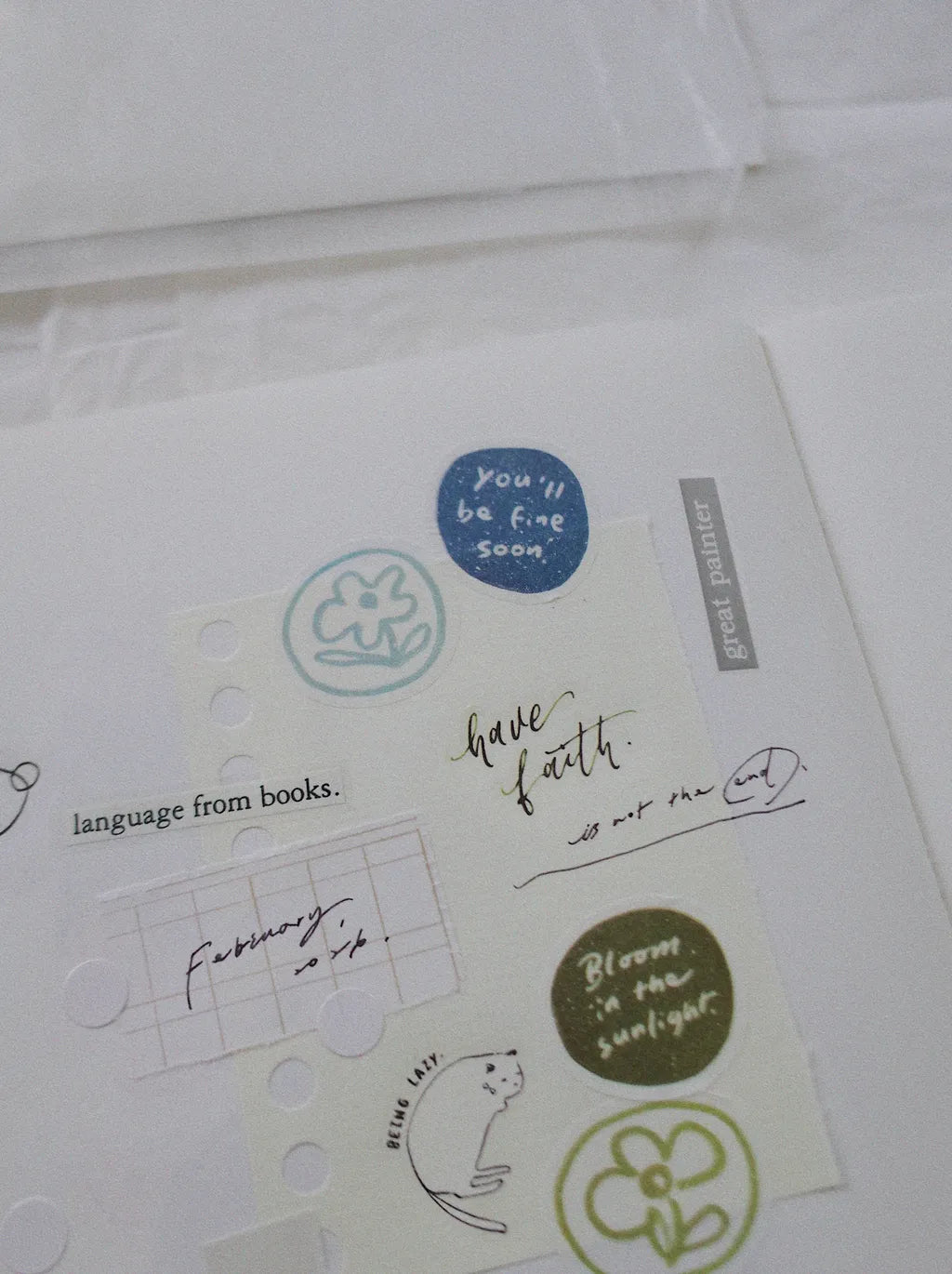 Mr. Eggplants Bloom Bloom Sticker Roll