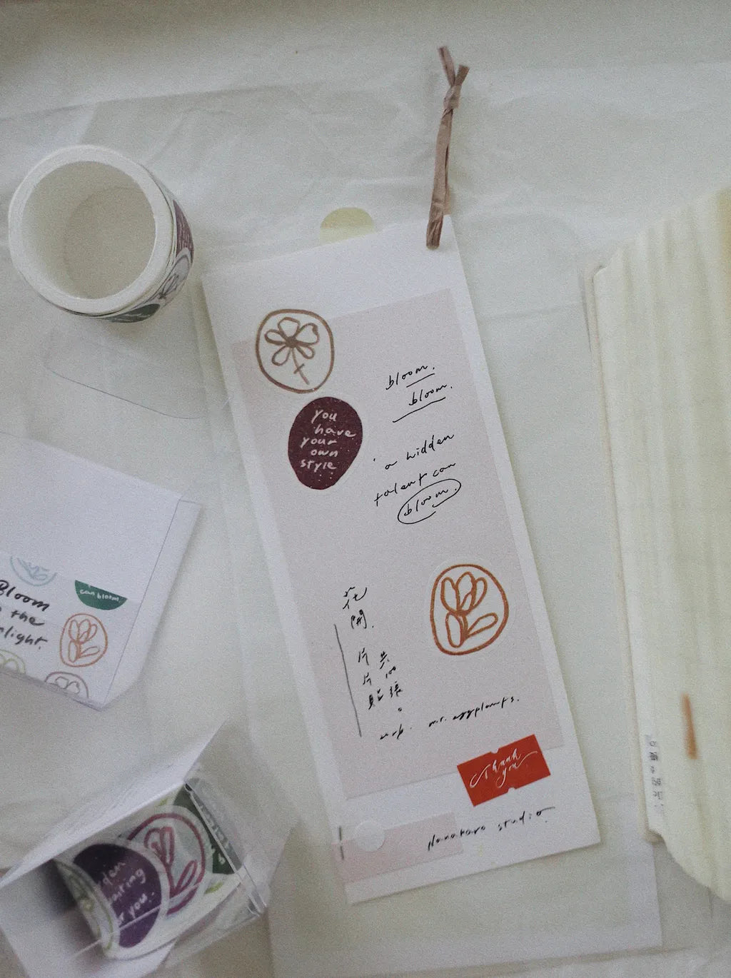 Mr. Eggplants Bloom Bloom Sticker Roll