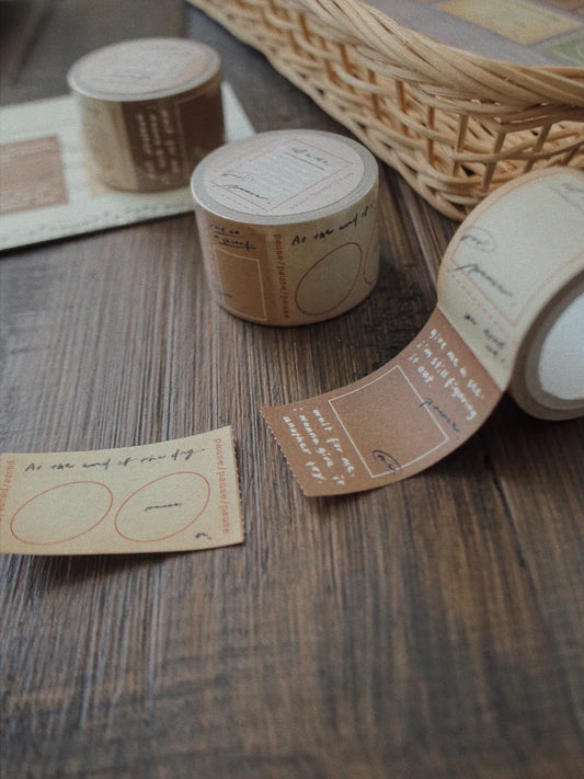 Mr. Eggplants Pause Sticky Memo Roll