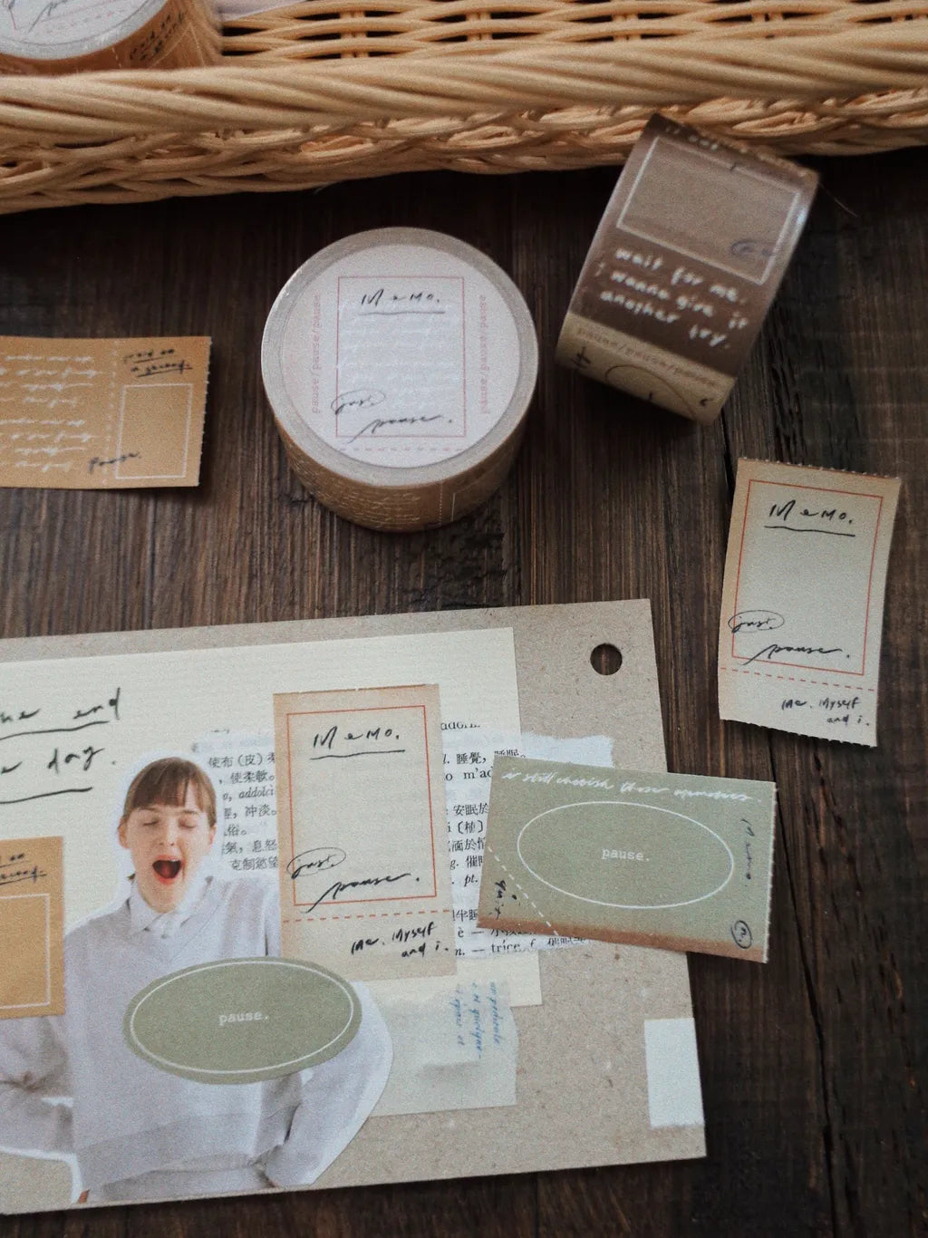 Mr. Eggplants Pause Sticky Memo Roll