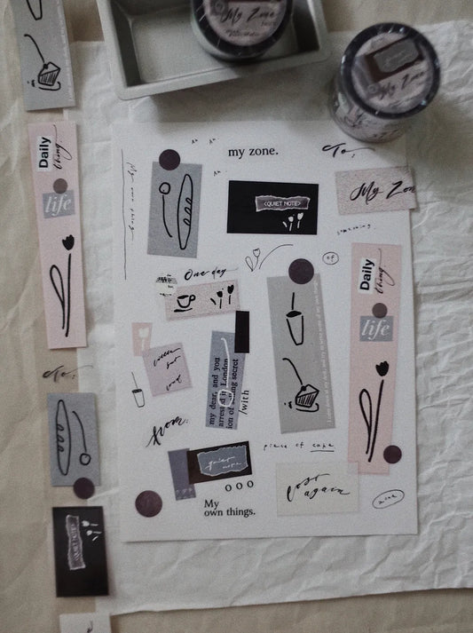 Mr. Eggplants My Zone Clear PET Tape